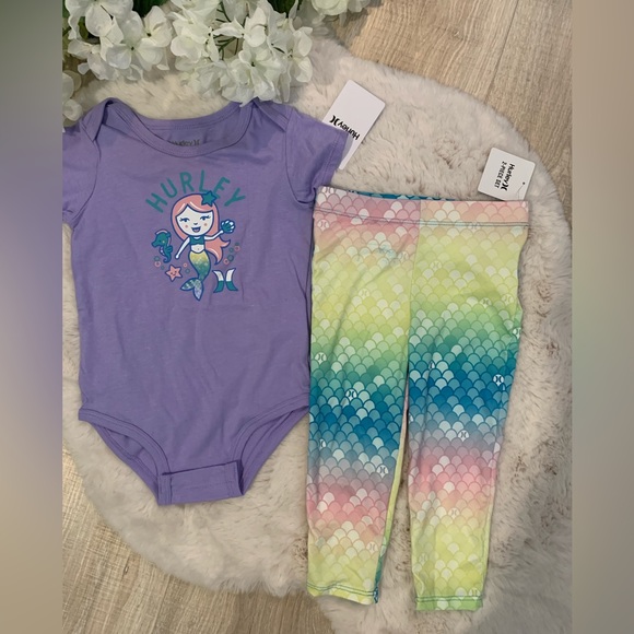 Hurley Mermaid Onsie & Leggings 2 Piece Set๐งโโ๏ธ๐ - Picture 12 of 13